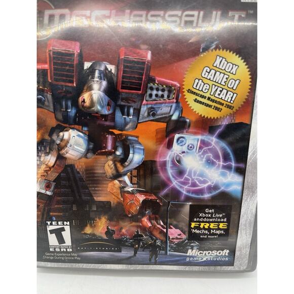 MechAssault (Original Xbox) Platinum Hits CIB COMPLETE & TESTED - Picture 7 of 7